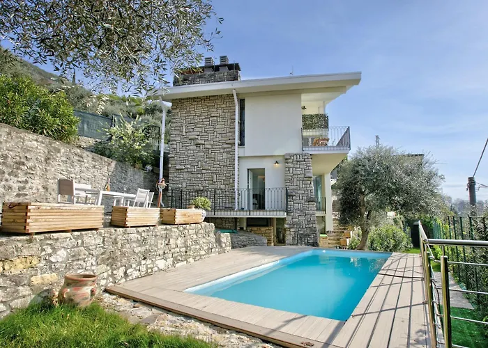 View Mercurio With Shared Pool 아파트 브렌조네 술 가르다